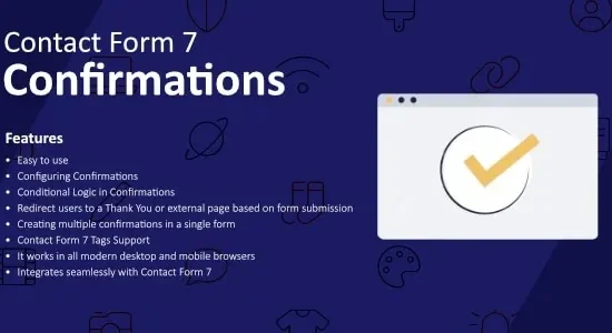 Configuring Confirmations for Contact Form