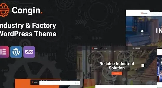 Congin – Industry & Factory WordPress Theme