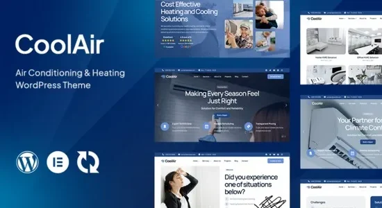 Coolair - Air Conditioning & Heating HVAC WordPress Theme