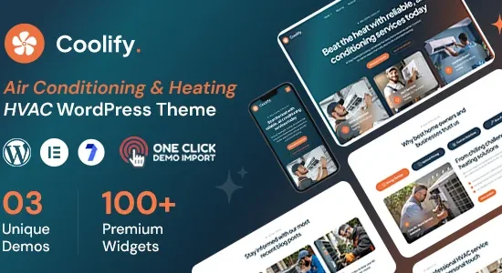 Coolify - Air Conditioning & Heating HVAC WordPress Theme
