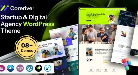 Coreriver – Startup & Digital Agency WordPress Theme