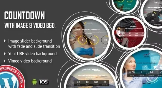 CountDown With Image or Video Background