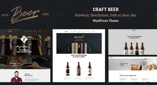 Craft Beer – Brewery & Pub WordPress Theme