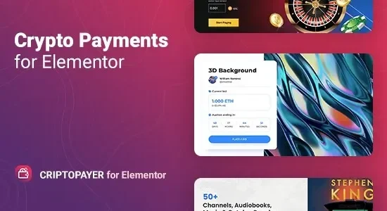 Criptopayer 1.0.1 – Crypto Payment Button for Elementor