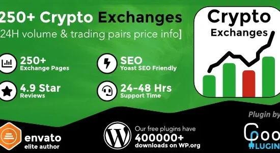 Cryptocurrency Exchanges List Pro - WordPress Plugin