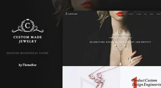 Custom Made - Jewelry Manufacturer and Store WordPress Theme