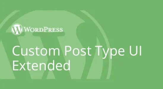 Custom Post Type UI Extended