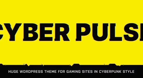 CyberPulse – Gaming & eSports Theme for WordPress