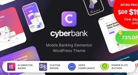 Cyberbank – Business and Finance WordPress Theme