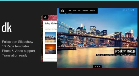 DK Photography WordPress