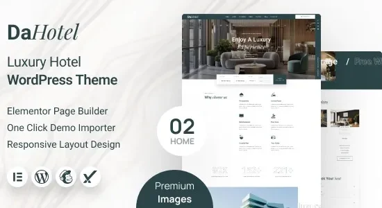 Dahotel – Luxury Hotel WordPress Theme