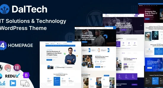 Daltech – IT Solutions & Technology WordPress Theme
