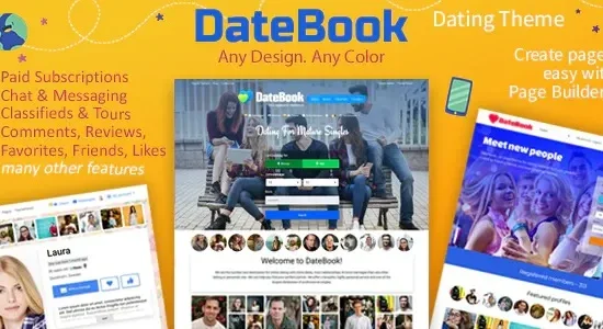 DateBook – Dating WordPress Theme