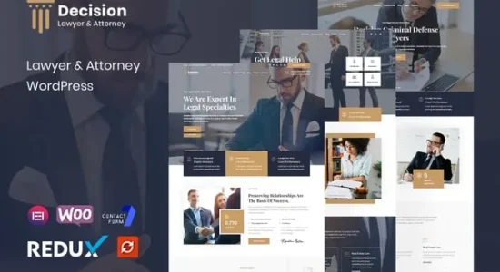 Decision – Law & Lawyer WordPress Theme