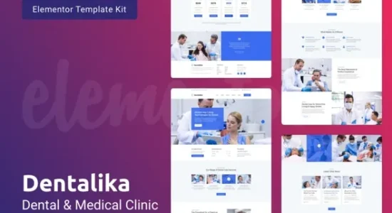 Dentalika – Dental Clinic & Medical Health Elementor Template Kit