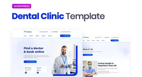 Dentino – Dental Clinic Template Kit