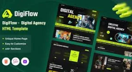 DigiFlow – Digital Agency WordPress Theme