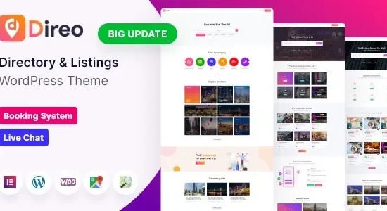 Direo - Directory & Listing WordPress Theme