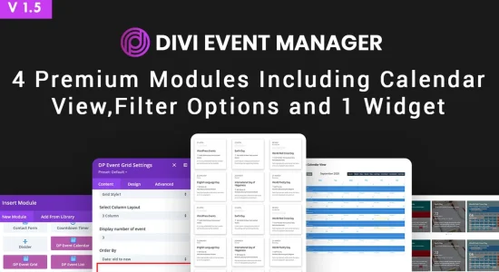 Divi Event Manager Plugin