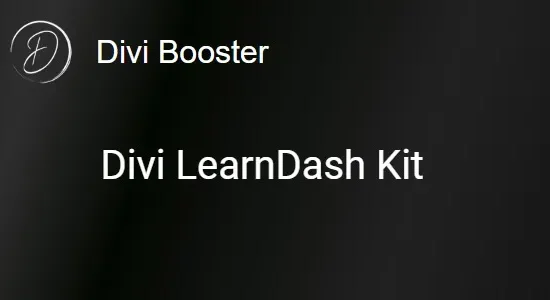 Divi LearnDash Kit