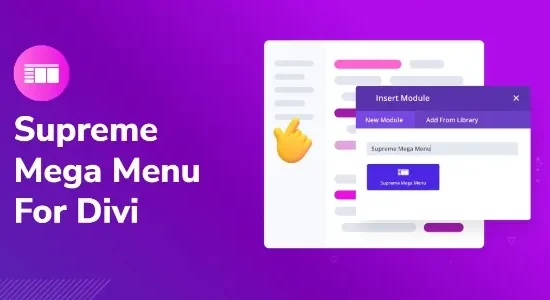 Divi Supreme Mega Menu