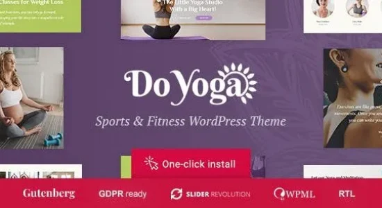 Do Yoga - Fitness Studio & Yoga Club WordPress Theme