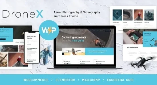 DroneX – Aerial Photography & Videography WordPress Theme