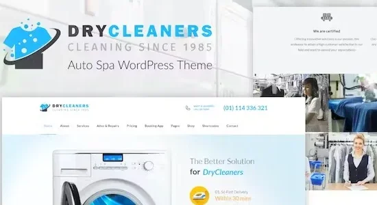 Dry Cleaning – Laundry Services WordPress Theme