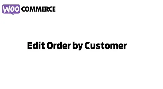 Edit Order by Customer