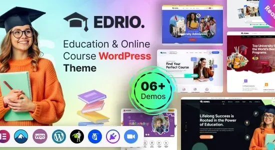 Edrio – Education & Online Course WordPress Theme