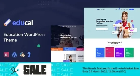 Educal - Online Courses & Education WordPress Theme + RTL