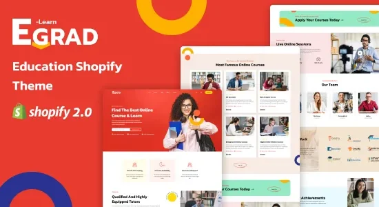 Egrad - Education Online Course Shopify Theme
