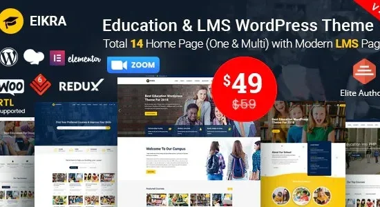 Eikra – Education WordPress Theme