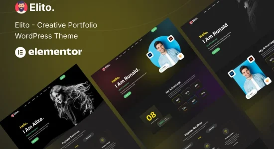 Elito – Creative Portfolio WordPress Theme