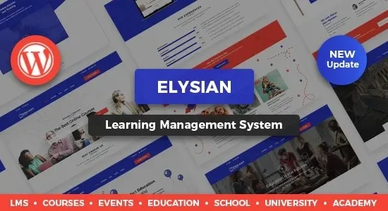 Elysian – WordPress School Theme + LMS