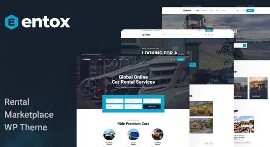 Entox 1.2.3 – Rental Marketplace WordPress Theme