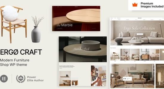 ErgoCraft – Furniture Shop WordPress Theme