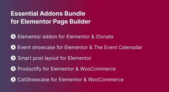Essential Addons Bundle for Elementor Page Builder