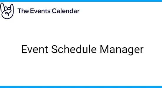 Event Schedule Manager