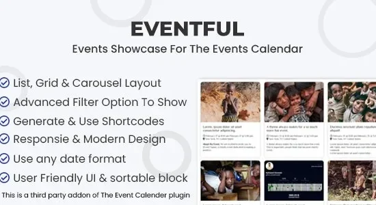 Eventful Pro For Elementor – Events Showcase For Elementor And The Events Calendar