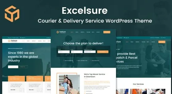 Excelsure – Courier Delivery WordPress Theme