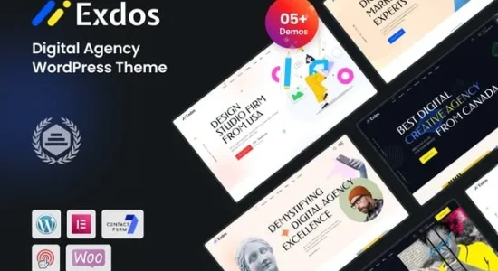 Exdos – Digital Agency WordPress Theme