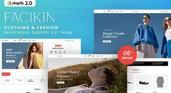 Facikin - Clothing & Fashion Responsive Shopify 2.0 Theme