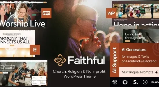 Faithful - Church & Religion Non-profit WordPress Theme