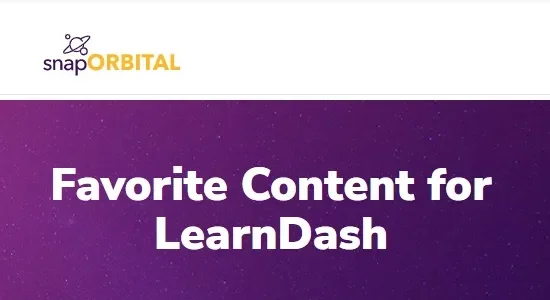 Favorite Content for LearnDash