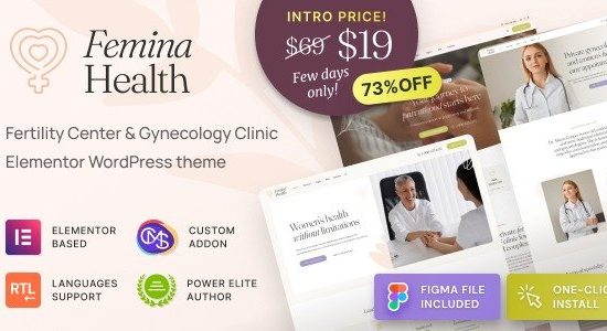 Femina Health 1.0.1 – Fertility Clinic Medical WordPress Theme