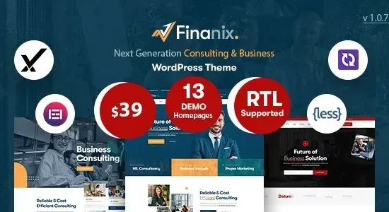 Finanix - Business WordPress Theme