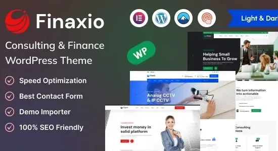Finaxio - Consulting & Finance WordPress Theme