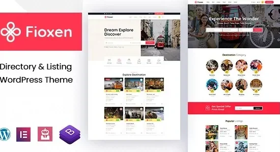 Fioxen – Directory Listing WordPress Theme