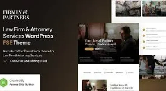 Firmly – Lawyer & Attorney FSE WordPress Theme